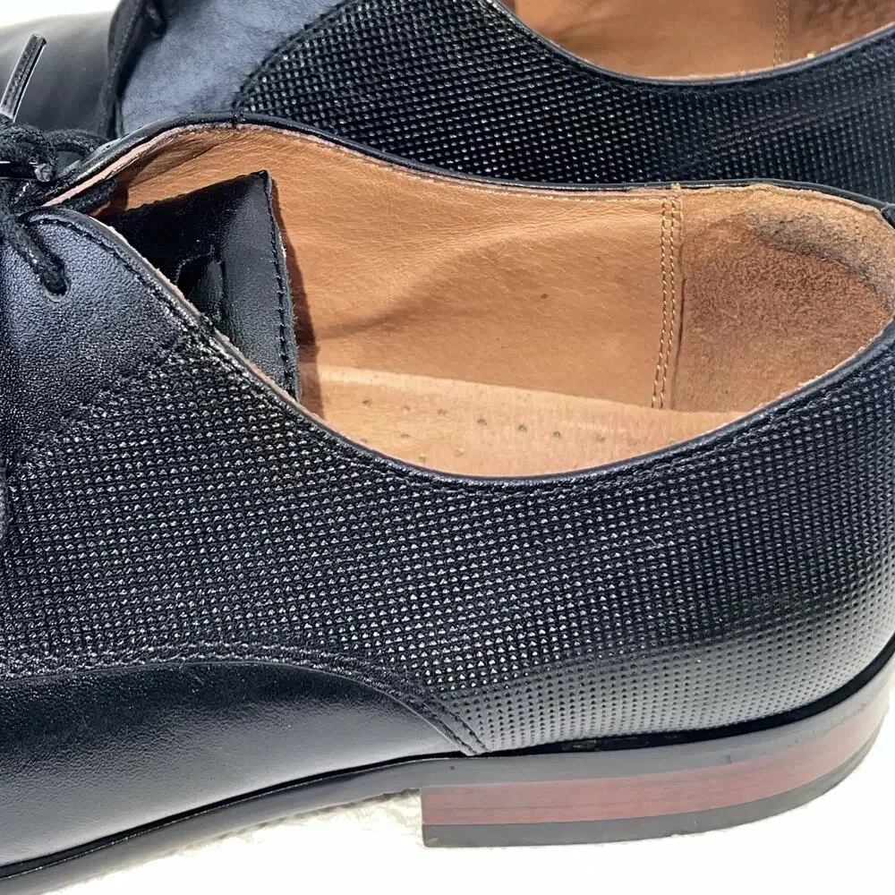 Florsheim Men's, Postino Cap Toe Oxford Black 9.5 D 15149-001 Black LEATHER